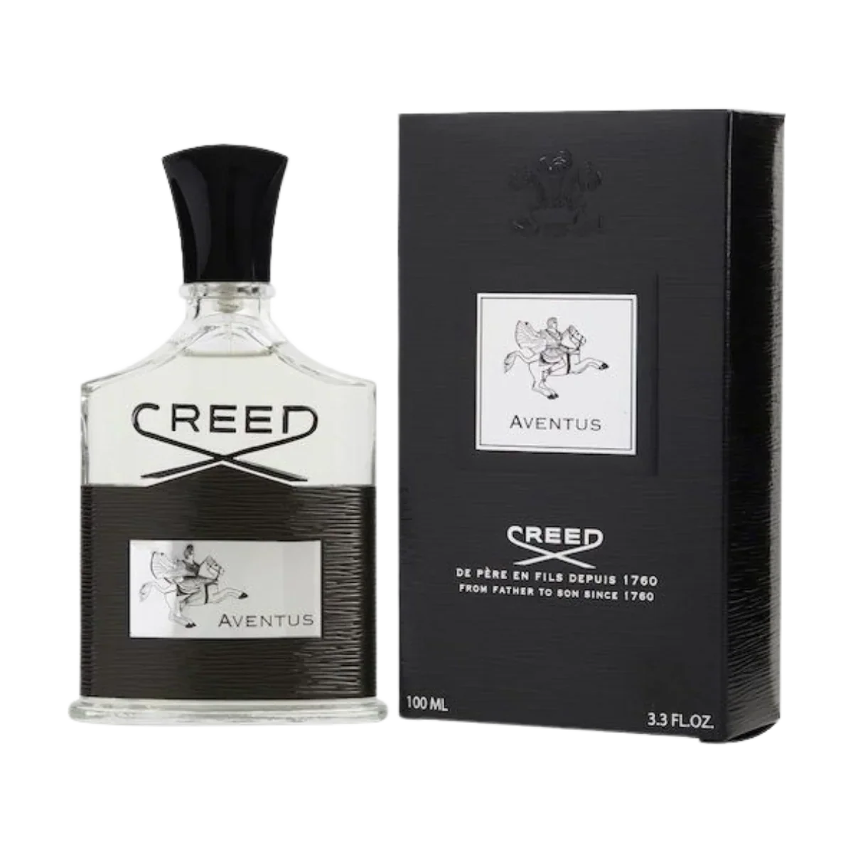 Combination of 5 men's perfumes – Dior, Creed Aventus, Chanel, Sauvage and Armani