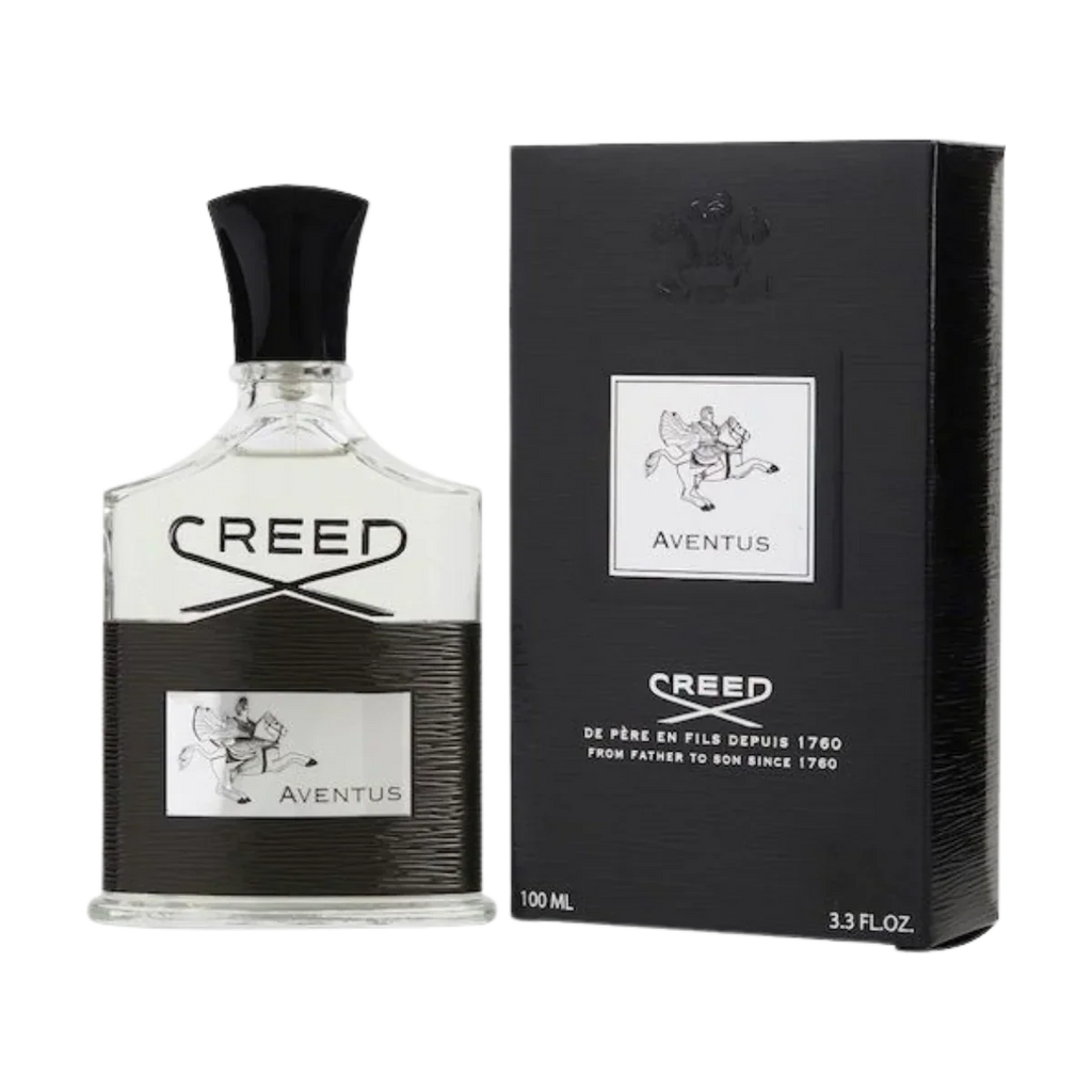 Combination of 5 men's perfumes – Creed Aventus, Dior, Tom Ford, Hermès and Azzaro