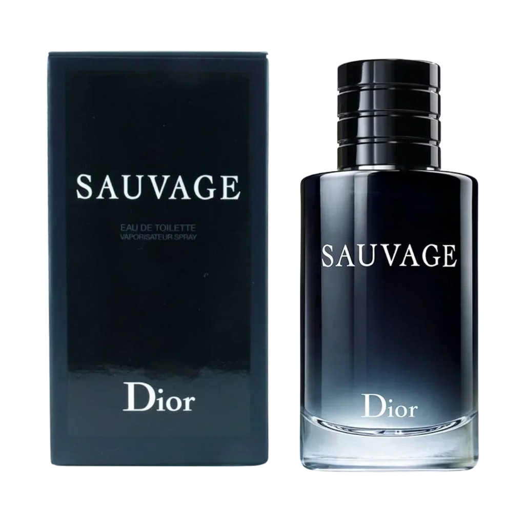 Combination of 5 men's perfumes – Dior, Creed Aventus, Chanel, Sauvage and Armani