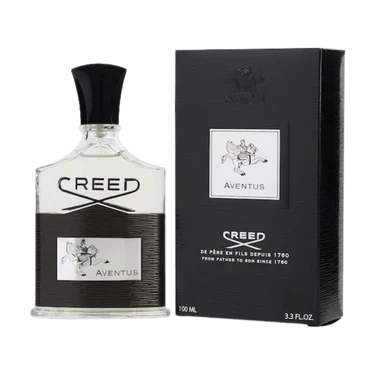 Combination of 5 men's perfumes – Azzaro, Invictus, Creed Aventus, Chanel and Sauvage